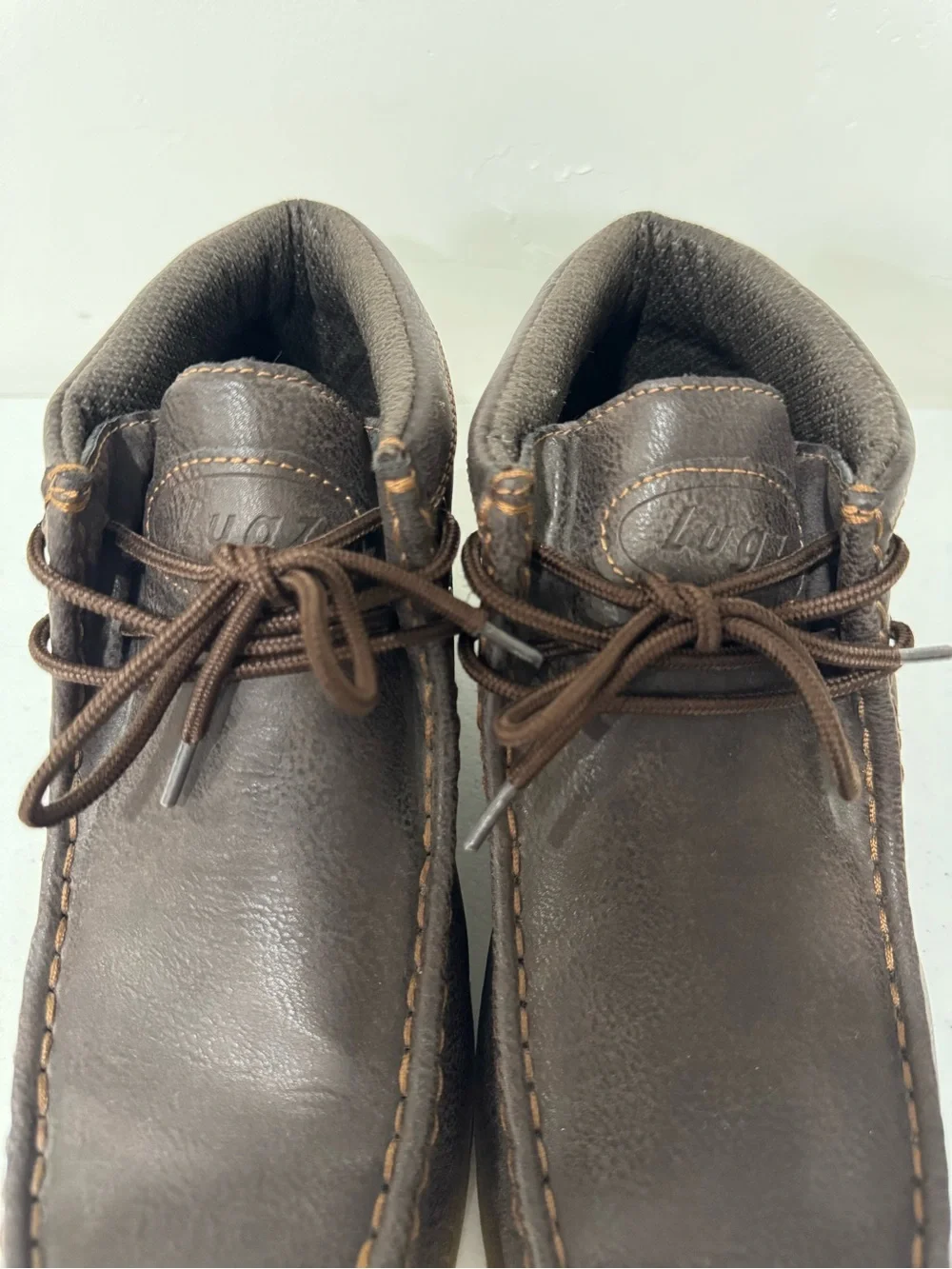 Lugz Elm Chukka Boot Dark Brown Men's 9.5 MELMGV-2089 Casual Moc Toe